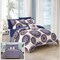 Chic Home 8 or 6 Pc. Barella Super soft Large Printed Medallion REVERSIBLE with Geometric Printed Backing Comforter Set